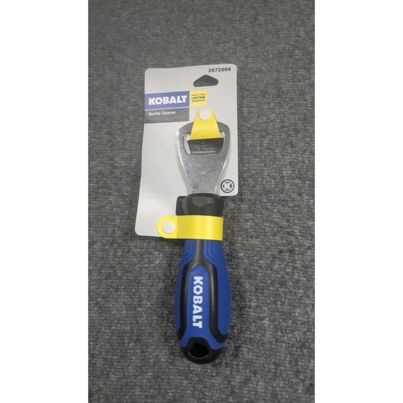 Kobalt Other - Kobalt Bottle Opener Blue Fathers Day Bar Novelty Gift Manual Handheld New NOS